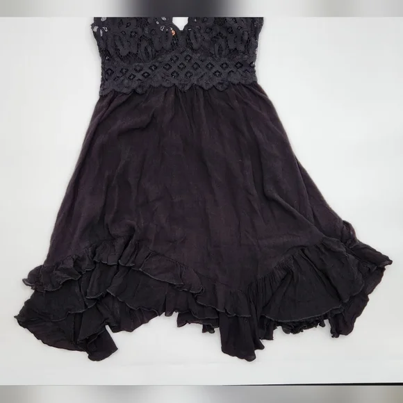 Free People Black Adella Dress - Picture 3 of 8